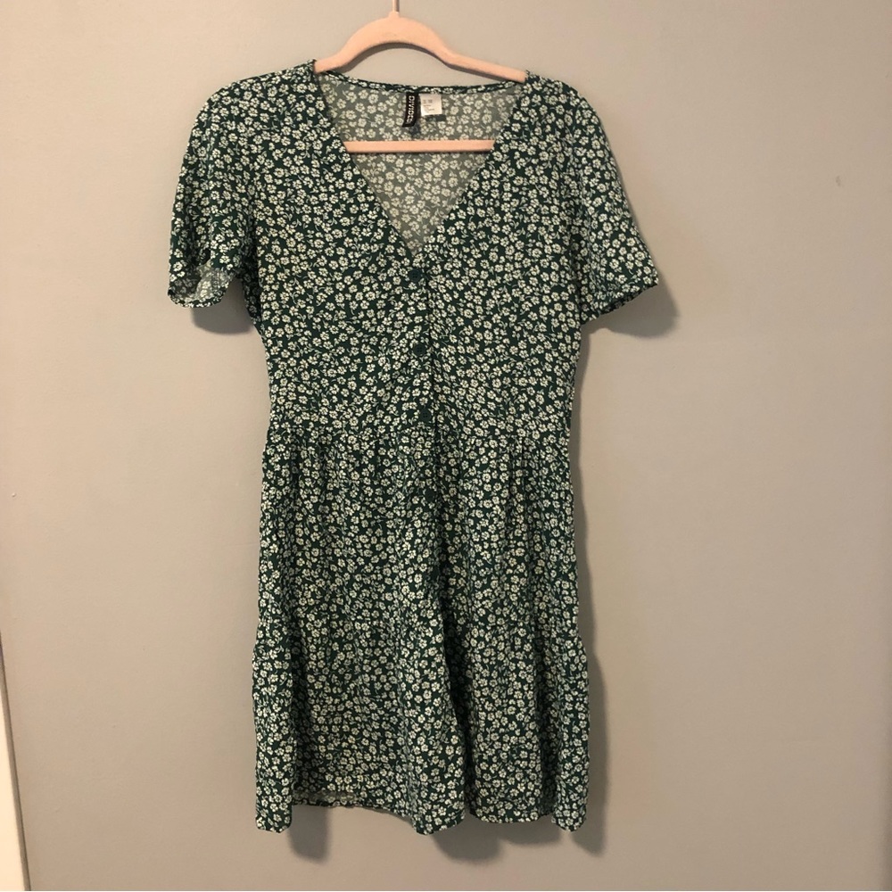 h&m floral dress XXS